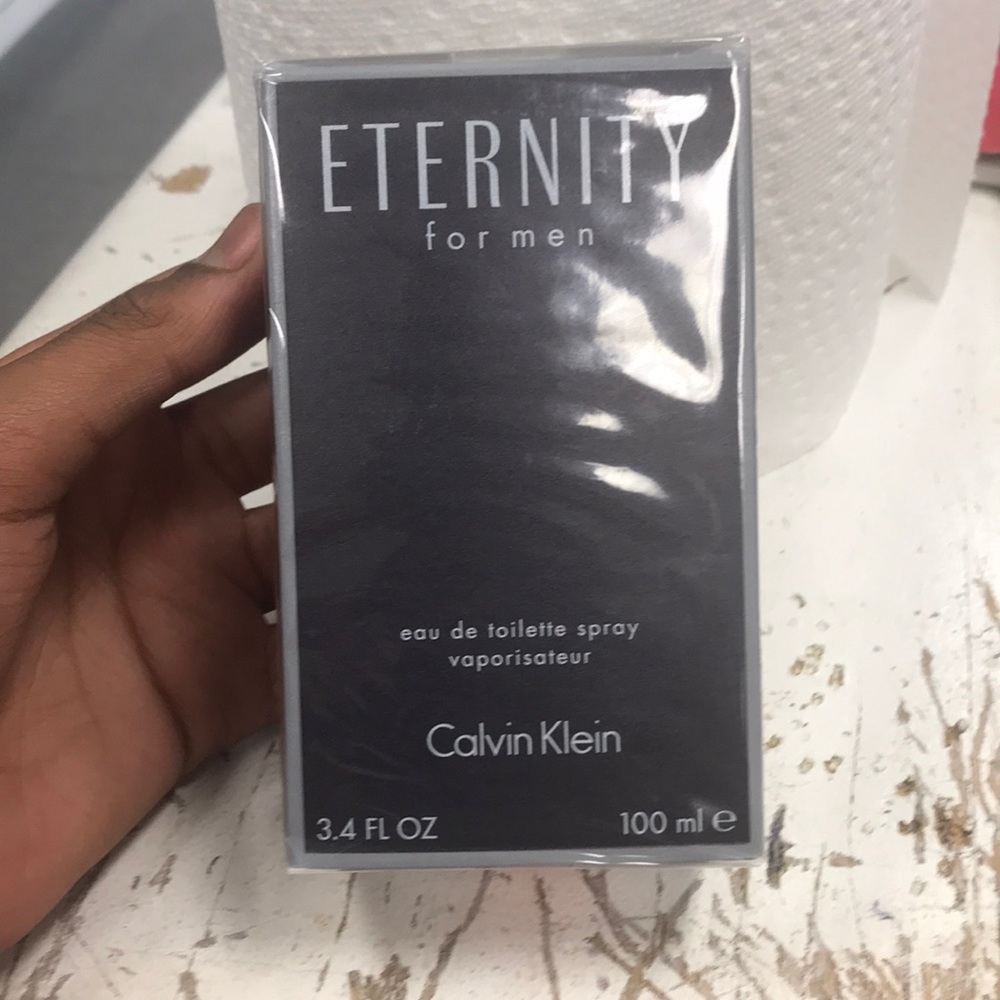 Eternity for men by: Calvin Klein